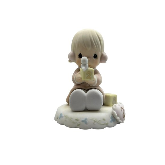 Precious Moments Growing in Grace Age 2 Birthday Figurine 1994 Gift Vintage - Picture 4 of 9
